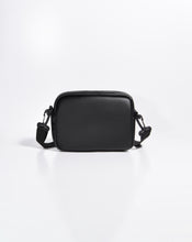 Load image into Gallery viewer, Women&#39;s Text Detail Strappy Black Bag
