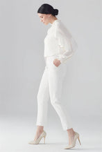 Load image into Gallery viewer, Women&#39;s Basic Ecru Pants

